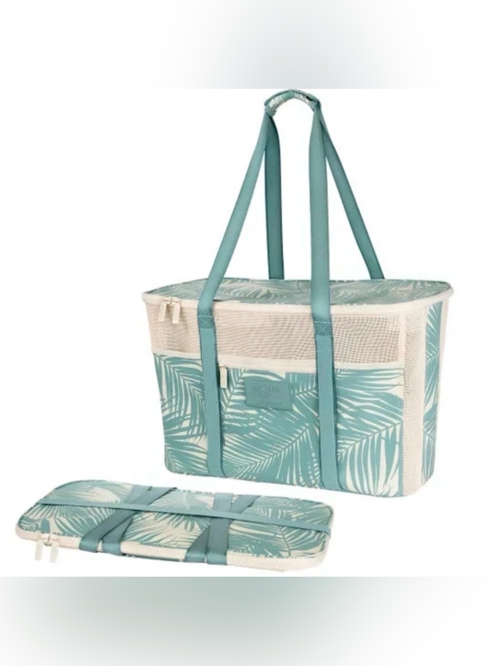 🌴 Aloha Collection CleverMade Collapsible Beach Tote - Picture 2 of 3